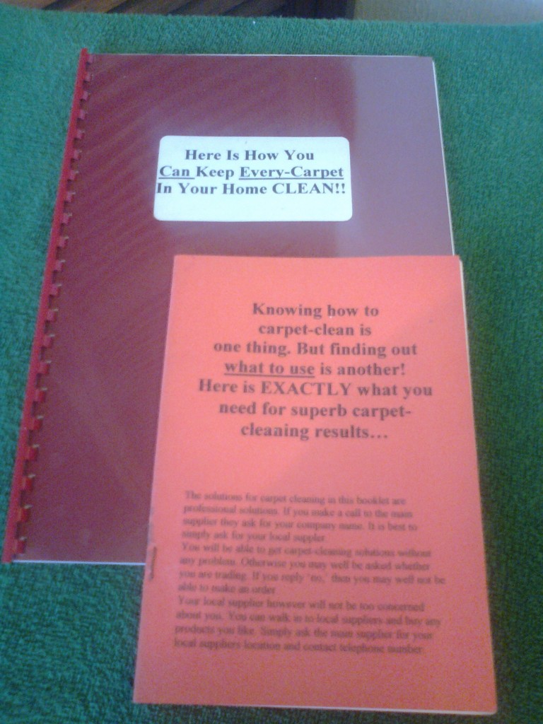 The Carpet Cleaning E Book Is An Essential Tool.