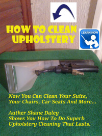 upholstery cleaning e book cover